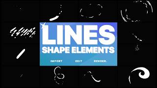 Flash FX Shape Lines Free Animated Line Overlays (Ae, Pr, Dr, FCPX)