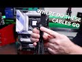 How to connect power supply cables  what are they used for