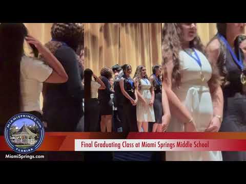Miami Springs Middle School's Final Promotion Ceremony 2026