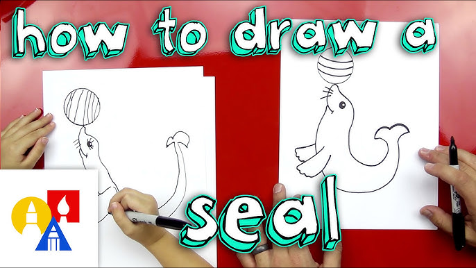 How To Draw A Hippo - YouTube