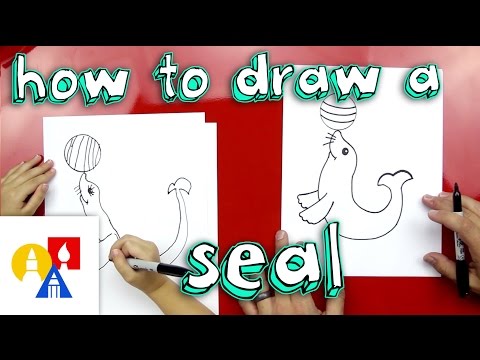 Video: How To Draw A Seal