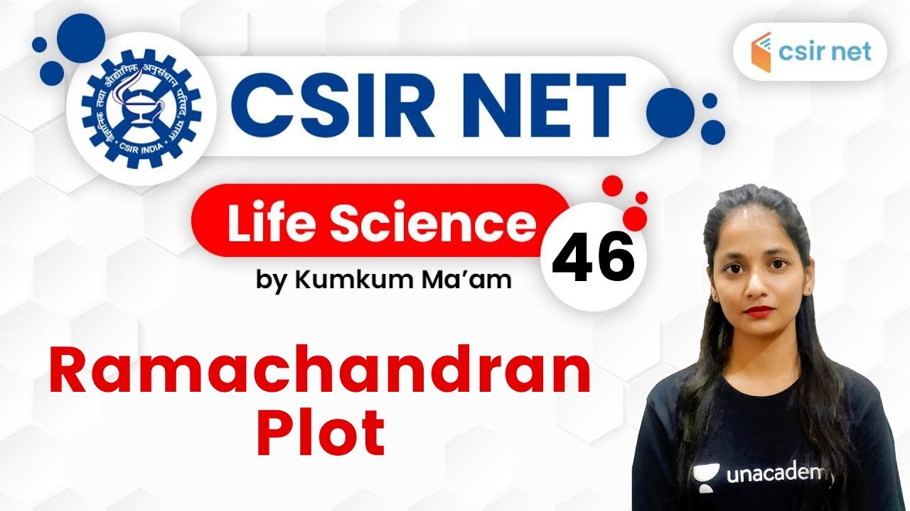 04:00 PM - CSIR UGC NET 2020 | Life Science by Kumkum Gautam | Ramachandran Plot