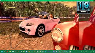 SEGA RACE TV - 3 TRACKS COMPLETE - JANE - PINK MAZDA - 4K UK ARCADES 2025 TEKNOPARROT screenshot 4