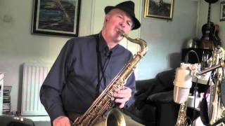 Jazz sax improvisation - Bags' Groove on Baritone, Tenor and Alto