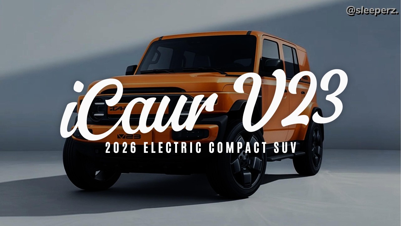 NEW OFF-ROAD BEAST iCaur V23 iCar V23 | Battery Electric Compact SUV 4X4 by Chery in Malaysia