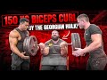 OMG! 330lbs/150 KG BICEPS CURLS WITH LEVAN SAGINASHVILI AND IRAKLI ZIRAKASHVILI