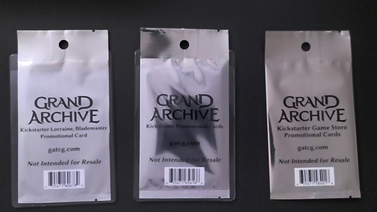Grand Archive TCG Kickstarter Promo Packs Break!! YouTube