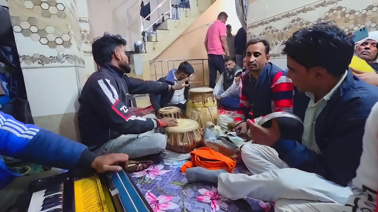 मैया मेरी रख भगतां की लाज पर्वतपर रहने वाली || chetan tabla vadak || amit jagran mandal - 9312519670
