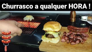 Churrasqueira a Gás vale apena ? Mostramos na prática como funciona ! Churrasco a qualquer hora !!