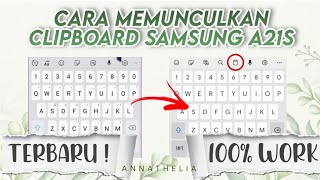 TERBARU! CARA MEMUNCULKAN CLIPBOARD SAMSUNG A21S, TANPA APLIKASI! | SAMSUNG A21S CLIPBOARD screenshot 2