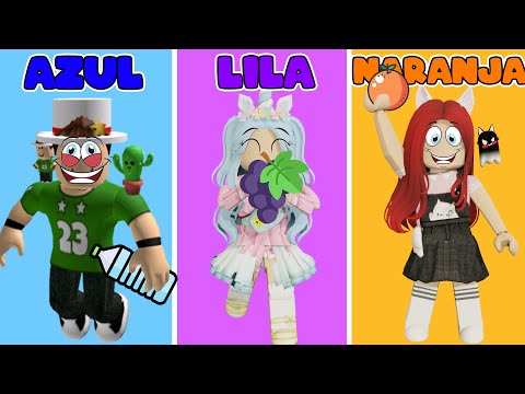 ¡SOBREVIVE en UN COLOR en Roblox!