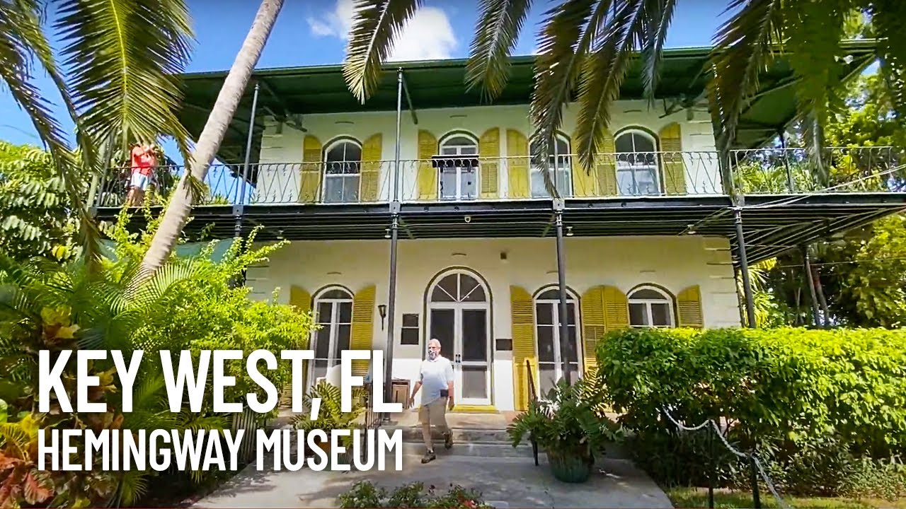 Inside Ernest Hemingway House Museum Walking Tour - Key West, Florida, USA  - YouTube