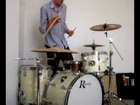 Edward Day plays a WMP 1968 Rogers Starlighter Drums ! +