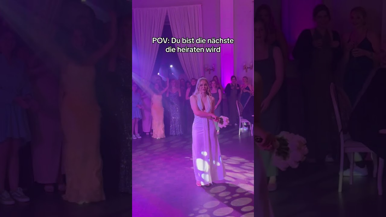Ich hab den Brautstrauß gefangen😭