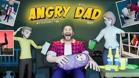Angry Dad: Arcade Simulator full play part 1