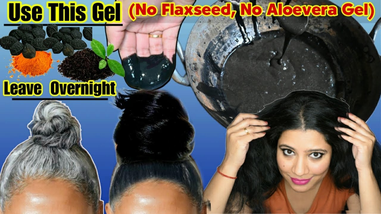 Leave OvernightUse This Gel(No Flaxseed No Aloevera Gel) To Make