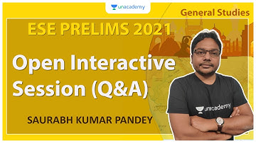 Open Interactive Session (Q&A) | GS | Saurabh Kumar Pandey