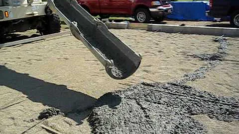 Cement Truck Unloading Cement