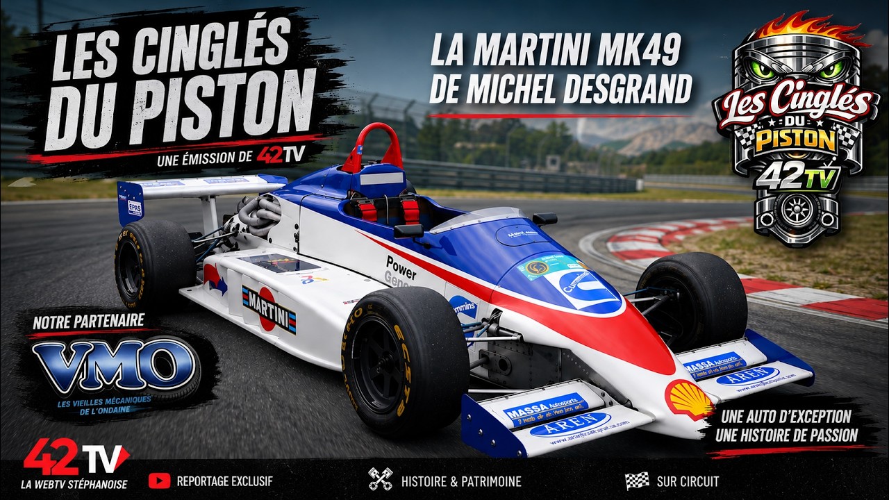 ⁣Les Cinglés du Piston -Martini MK49 E
