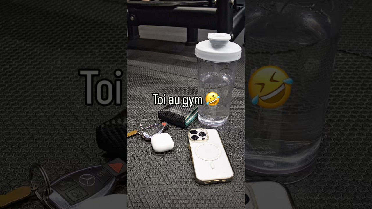 Toi au gym 🤣 - moi au gym 😤 - toi avec 🤯⤵️