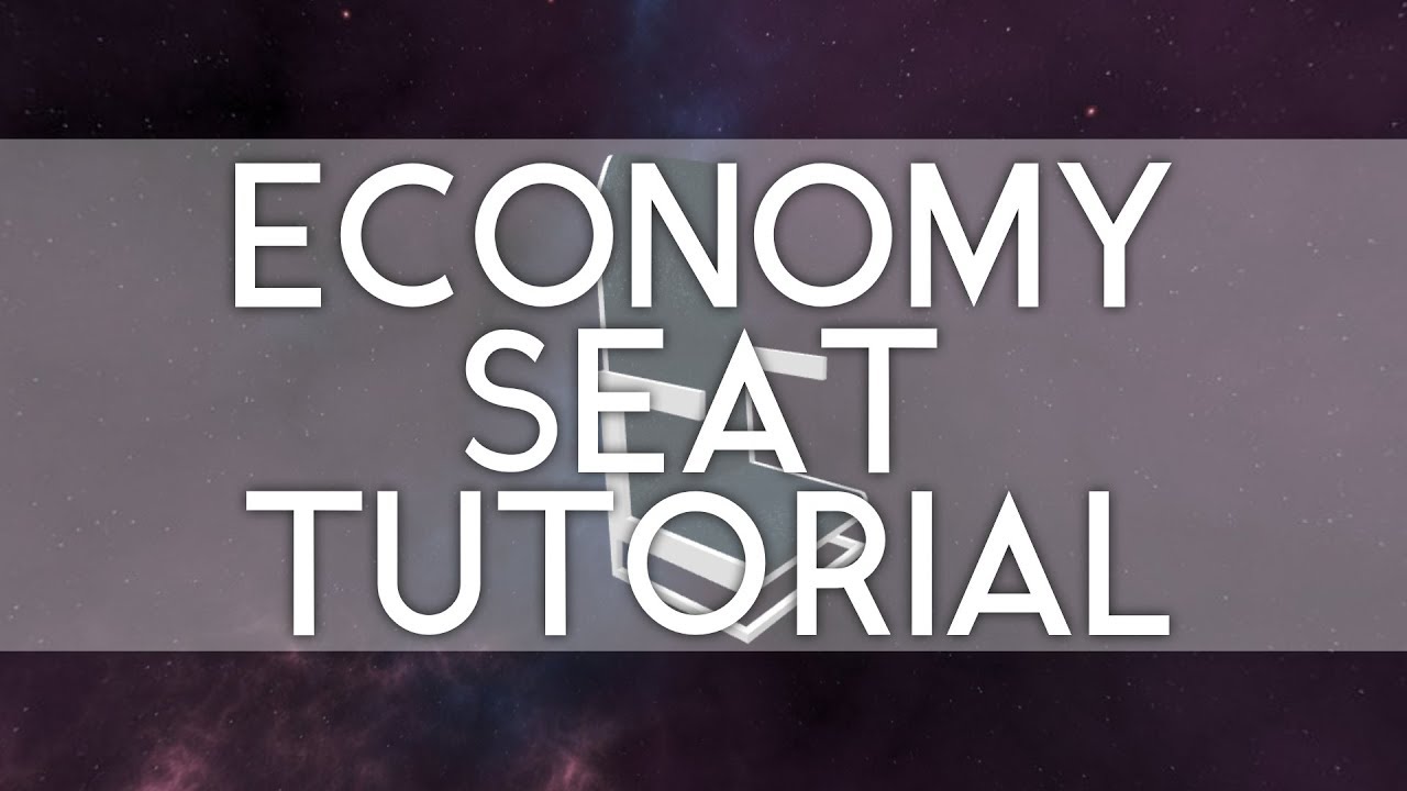 Roblox Economy Class Seat Tutorial Youtube - 2x4x2 premium economy seat roblox