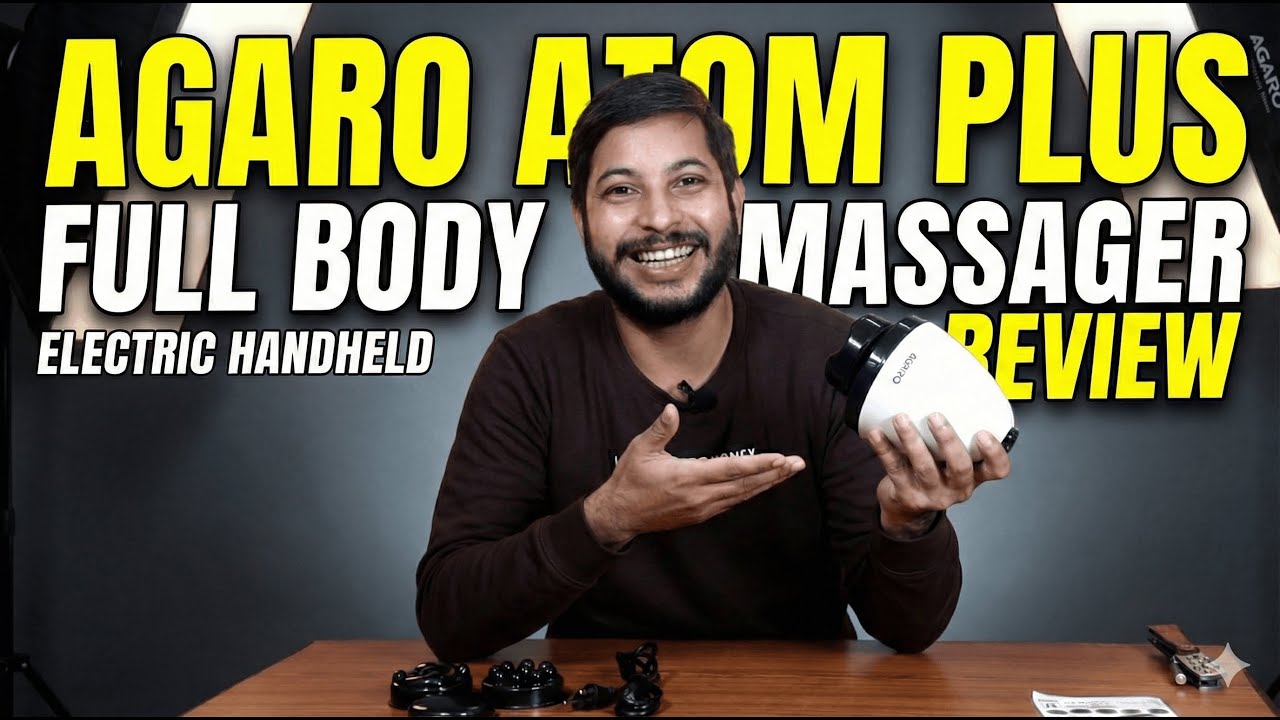 AGARO Atom Plus Electric Handheld Full Body Massager | Review | How Can I Help U