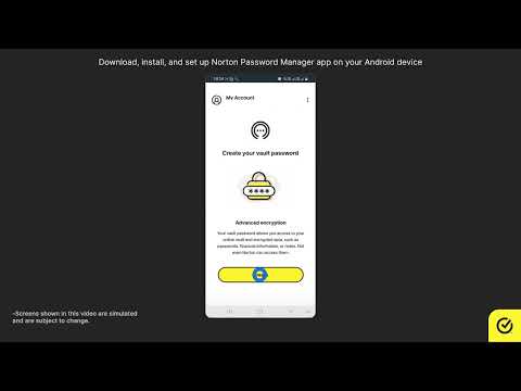 How to set up Norton Password Manager app on an android device by kora kleparek