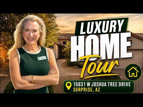 15831 W JOSHUA TREE Drive, Surprise, AZ home video tour