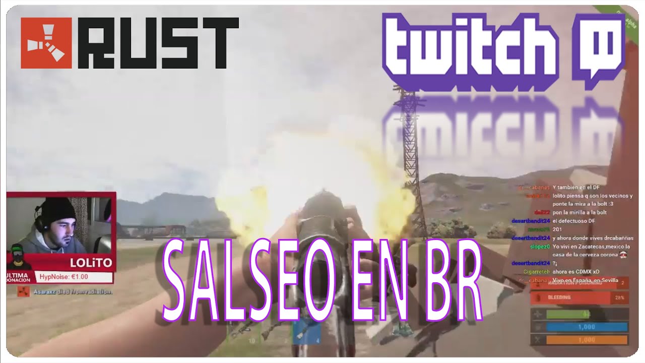 TWITCH - SALSEO EN BR - RUST