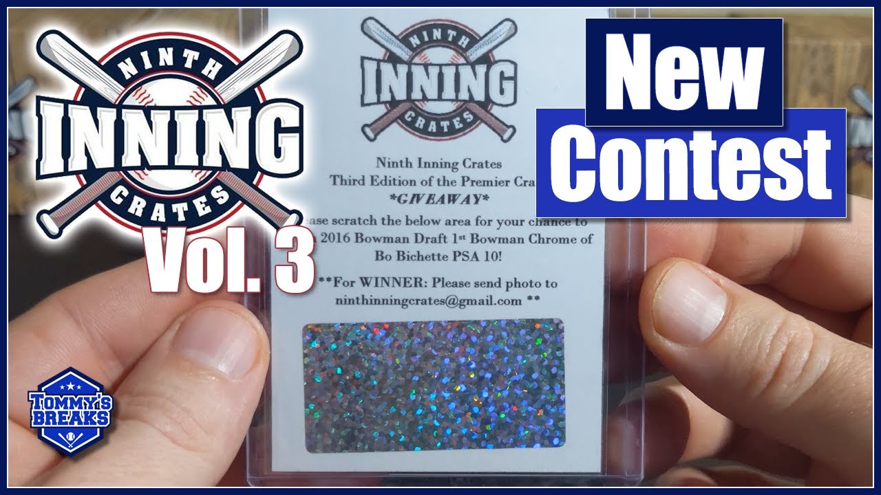 Ninth Inning Crates Premier Vol 3 | Auto & New Contest | Baseball Cards ...