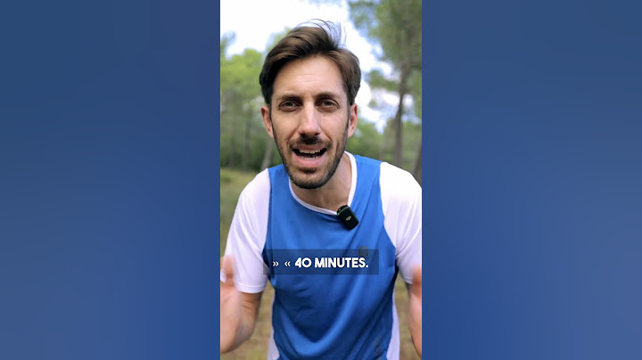 ARRÊTEZ de COURIR 40 min pour la première fois 🙅‍♂️🏃‍♂️