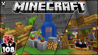 Famous Enchant Cave! Boat Bridge! | Minecraft Survival Let's Play Wealth