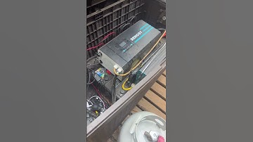 Della mini split 12000btu powered by solar how it’s wired up Renogy 3000w inverter