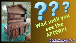 You won't believe this furniture FLIP!!! Hidden beauty revealed!!!
