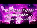 Teri Pyaari Pyaari Do Akhiyaan [ Slowed + Reverb ] Bhinda A & Bobby L | LoveShineVibes