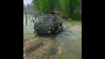 This is a Swamp Full of Mud! | Spintires : Mudrunner #mudrunner #shortvideos
