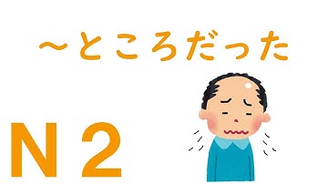 【Ｎ２文法】～ところだった