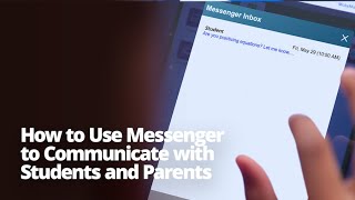 How to Use Messenger to Communicate with Students and Parents (Classic Version) screenshot 4