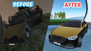 Car simulator 2 ||Rebuilding Abandoned Mercedes Benz S  Class Maybach || Car Game Android Gameplay