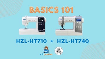JUKI HT-710/ HT-740 THREADING/ BOBBIN WINDING/ BASICS 101