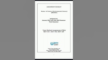 Ignou  solved assignment MEV-017 | How to make ignou assignment |