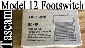 Footswitch for the tascam model 12 RC-1F