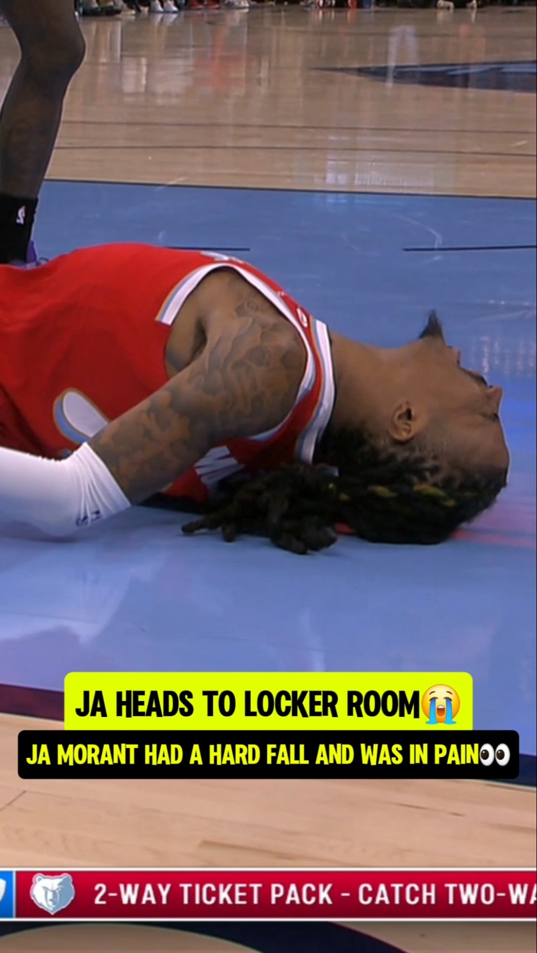 You could hear how much Ja hurt?