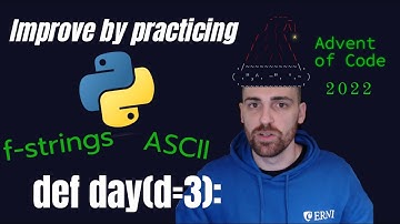 Python Functions, ASCII and f-strings -  Advent of Python 🐍 Course - Day 3