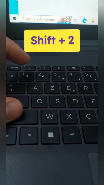 How to Type the @ At symbol @@@ First shortcut #laptop #computer # ...