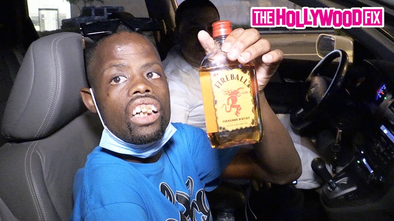 Welven Da Great Celebrates His Birthday With Shots Of Fireball Outside