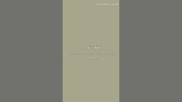 سورة التكاثر بصوت سعود الشريم|Surah At-Takathur #quran #قرآن_كريم #surahattakathur #سورة_التكاثر