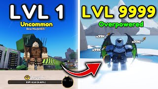 I Went from NOOB to LEGEND by UNLOCKING OP ITEMS in Roblox Peak Evolution!