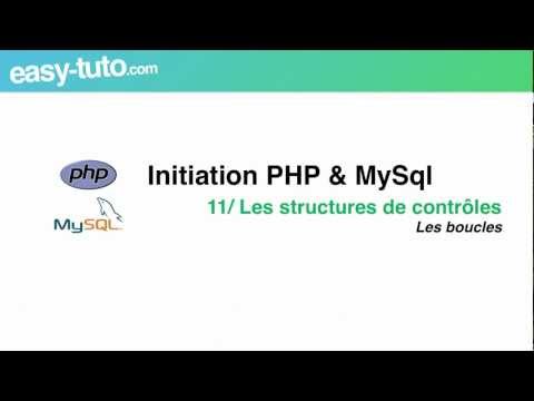 Les boucles. Les structures de contrôle PHP