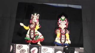 Babruvahana kaalaga puppet show by atul and anusha